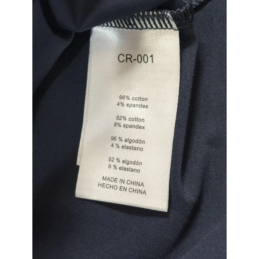 Carla Rockmore Collection The Essential Button Down Shirt Navy Size Small - Picture 10 of 10